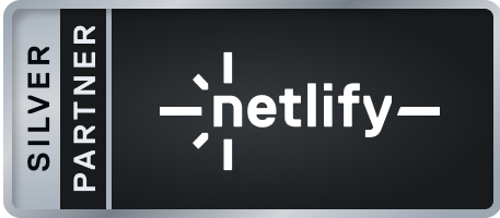 Netlify Silver Agency Partner - Dark mode - 114x50